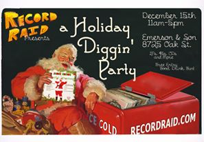 Record Raid Holiday Diggin Party